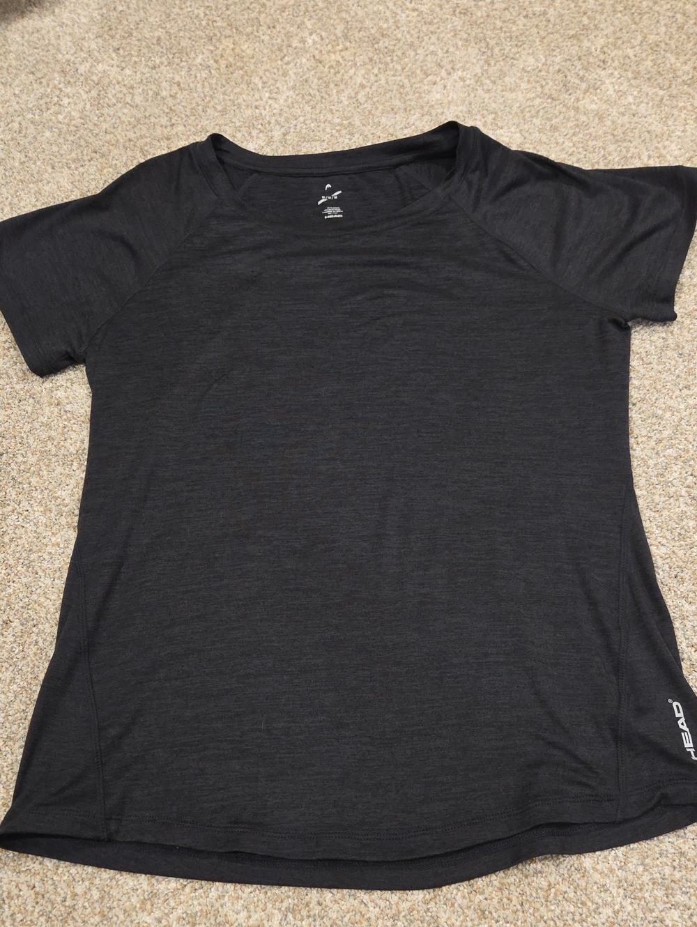 HEAD Athletic Short Sleeve Tee in Black Size Medium